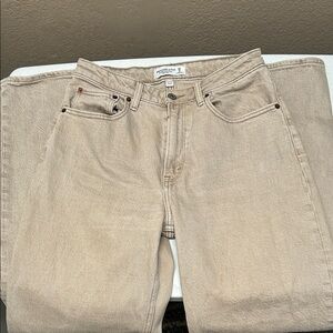 Abercrombie & Fitch The 90s Relaxed Jean High Rise Curve Love